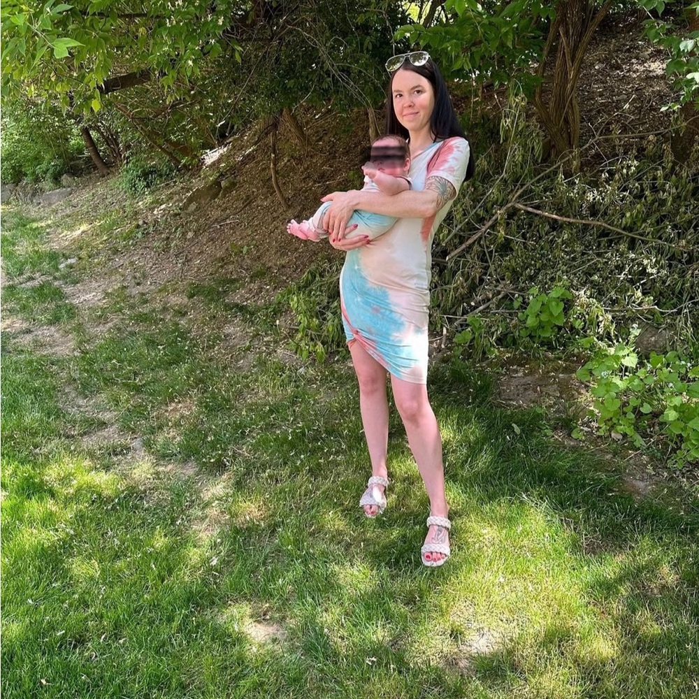 Red white and blue dress